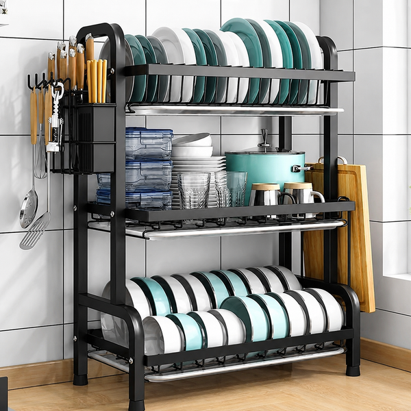StackPro Space-Saving Dish Rack Organizer