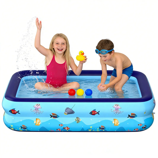 Inflatable Pool for Kids and Adults