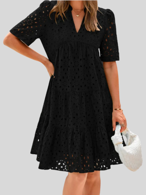 Coastal Lace Summer Comfort Dress
