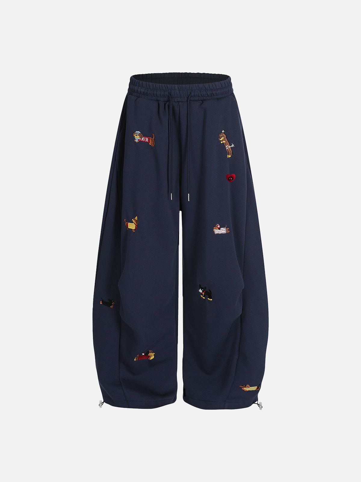 Embroidered Barrel Sweatpants