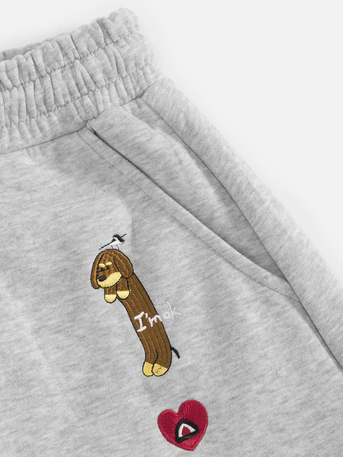 Embroidered Barrel Sweatpants